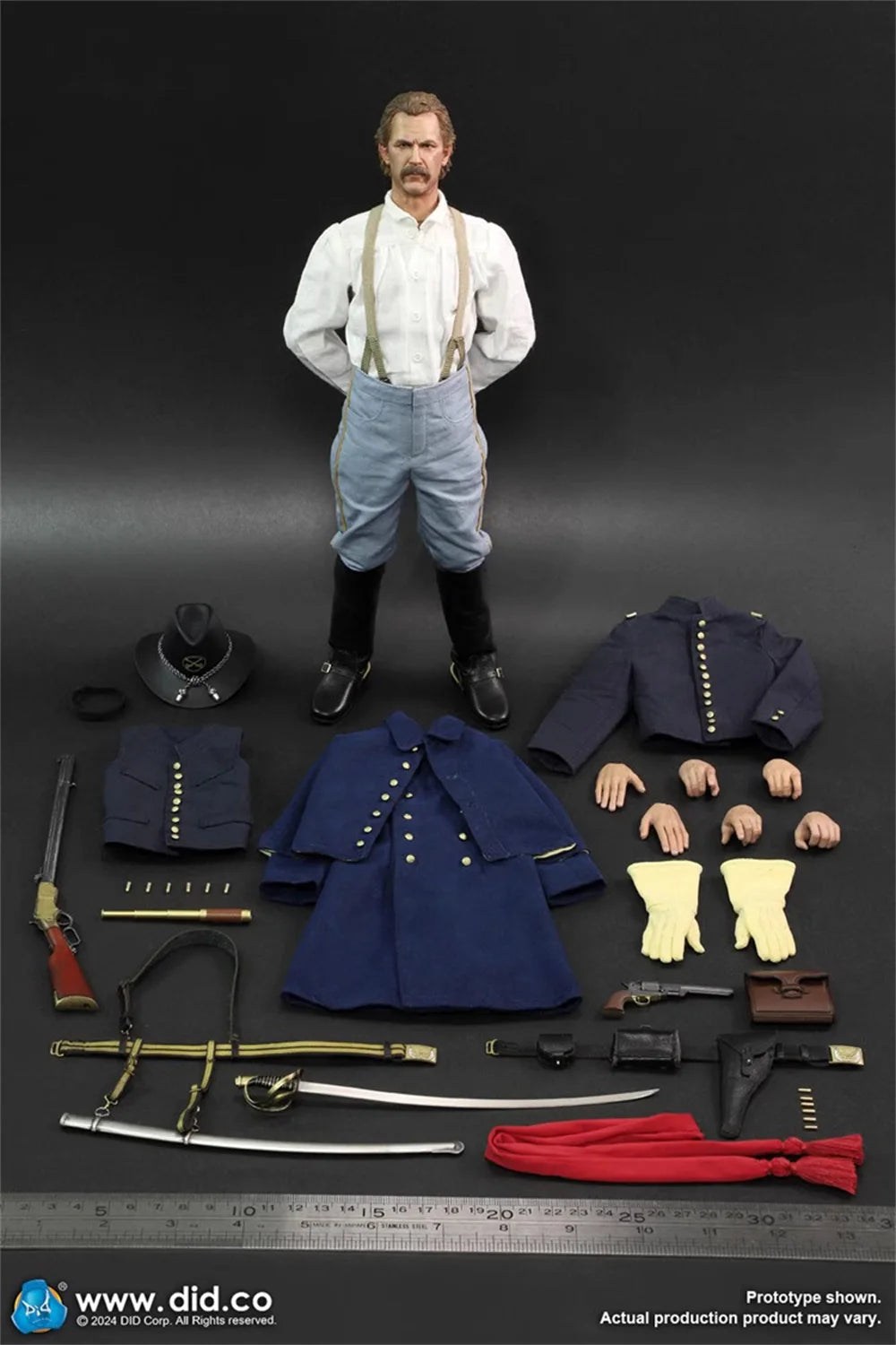 New Arrival 1/6 DID NS80175 US. Civil War Battle Soldier Doll General John Full Set Moveable Action Figure Gift For Fans Collect
