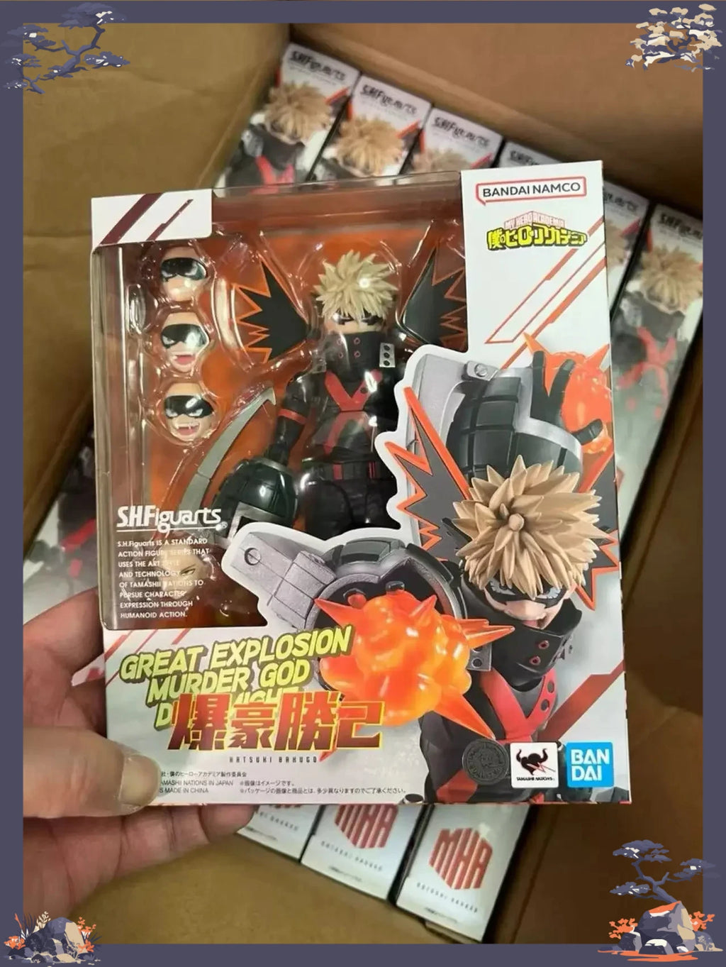 【In Stock】Bandai SHF My Hero Academy Bakugo Katsuki Finished Model Can Be Hands-Owned