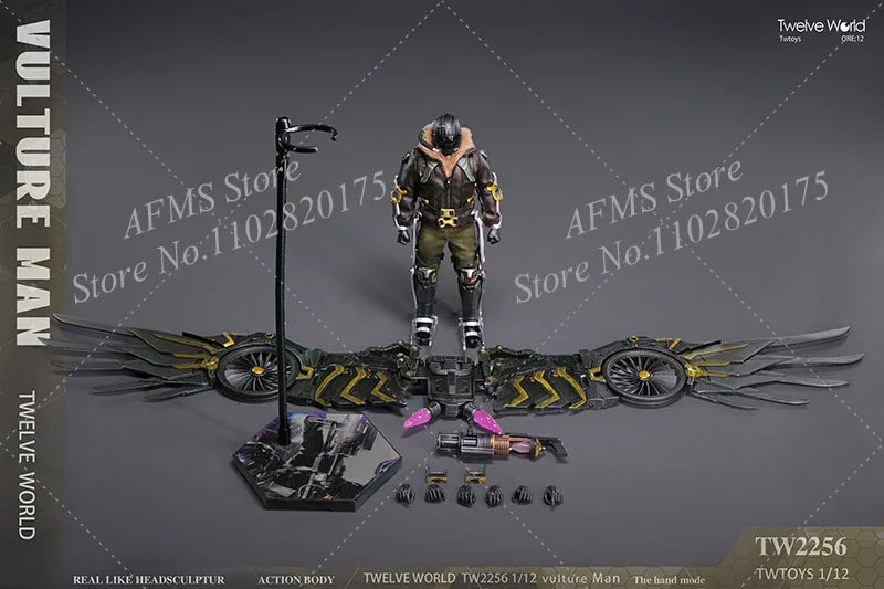 TWTOYS TW2256 1/12 Scale Collectible Figure Vulture Warrior The Amazing Spider-Man Villain Full Set 6Inch Men Soldier Model Toys