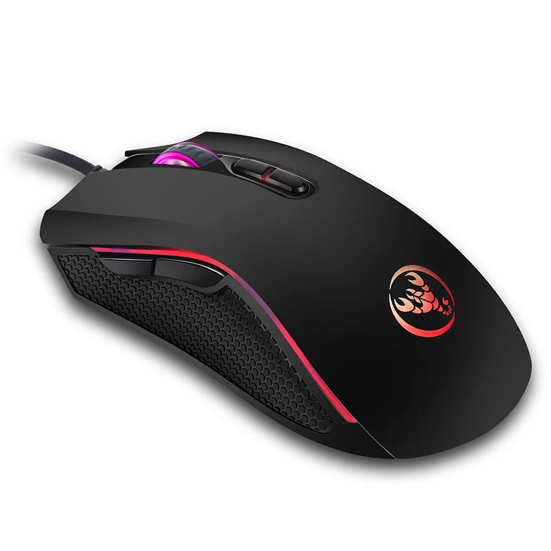 Neue kabelgebundene Gaming-Maus Gamer 7 Tasten 3200 DPI LED Optische USB-Computermaus Spielmäuse Maus Mause für PC Computer Gamer