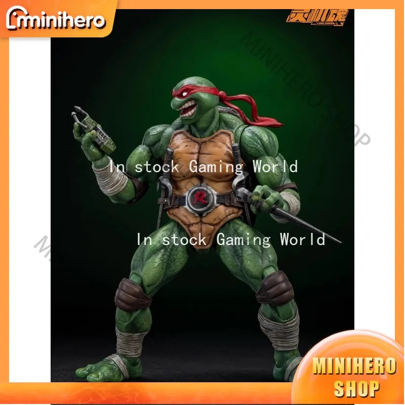 In Stock Teenage Mutant Ninja Turtles Raphael & Leonardo 1/12 Scale Action Figure Ninja Turtles Collectible Toy