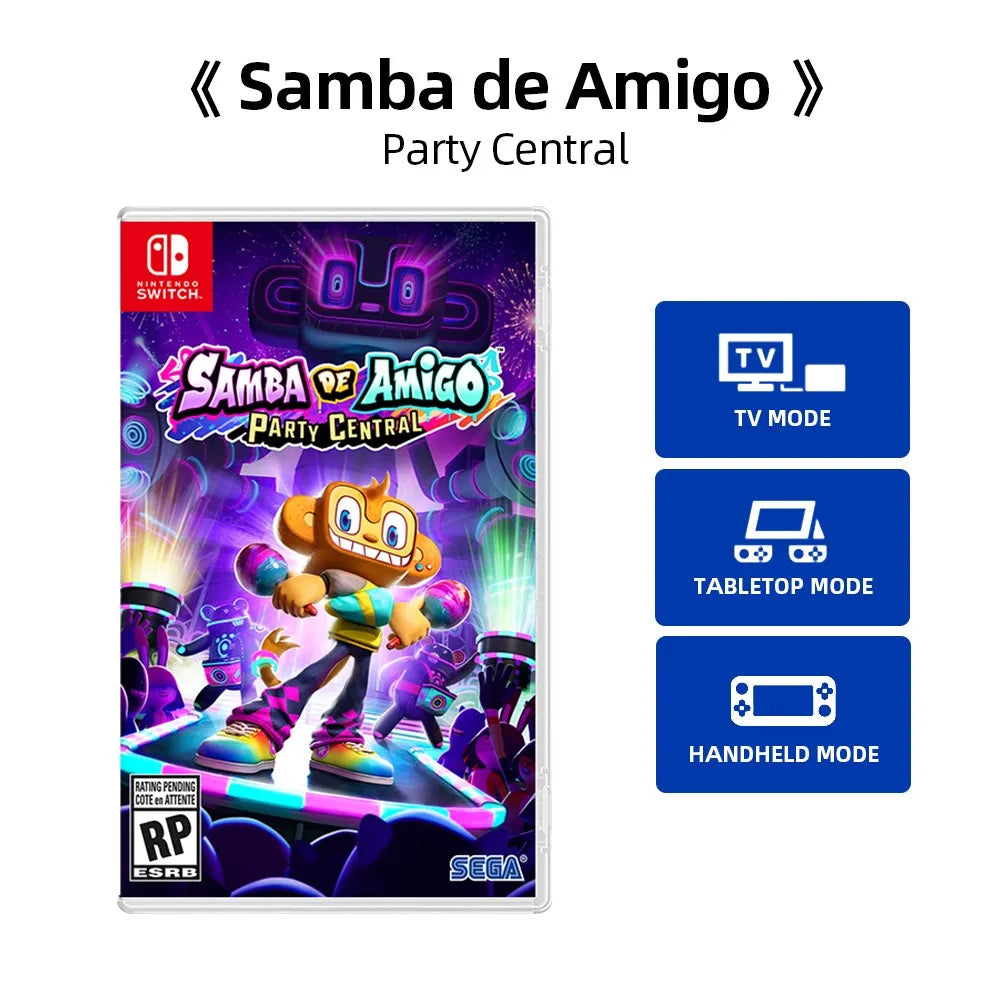  Samba de Amigo Party Central  Nintendo Switch Game Deals Games Physical Cartridge