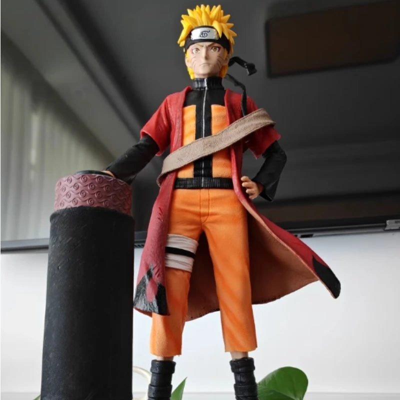 Anime Figure Reel Uzumaki Sasuke Uchiha Figurine Standing Pvc Statue Desktop Ornament Collection Toy Christmas Birthday Gift