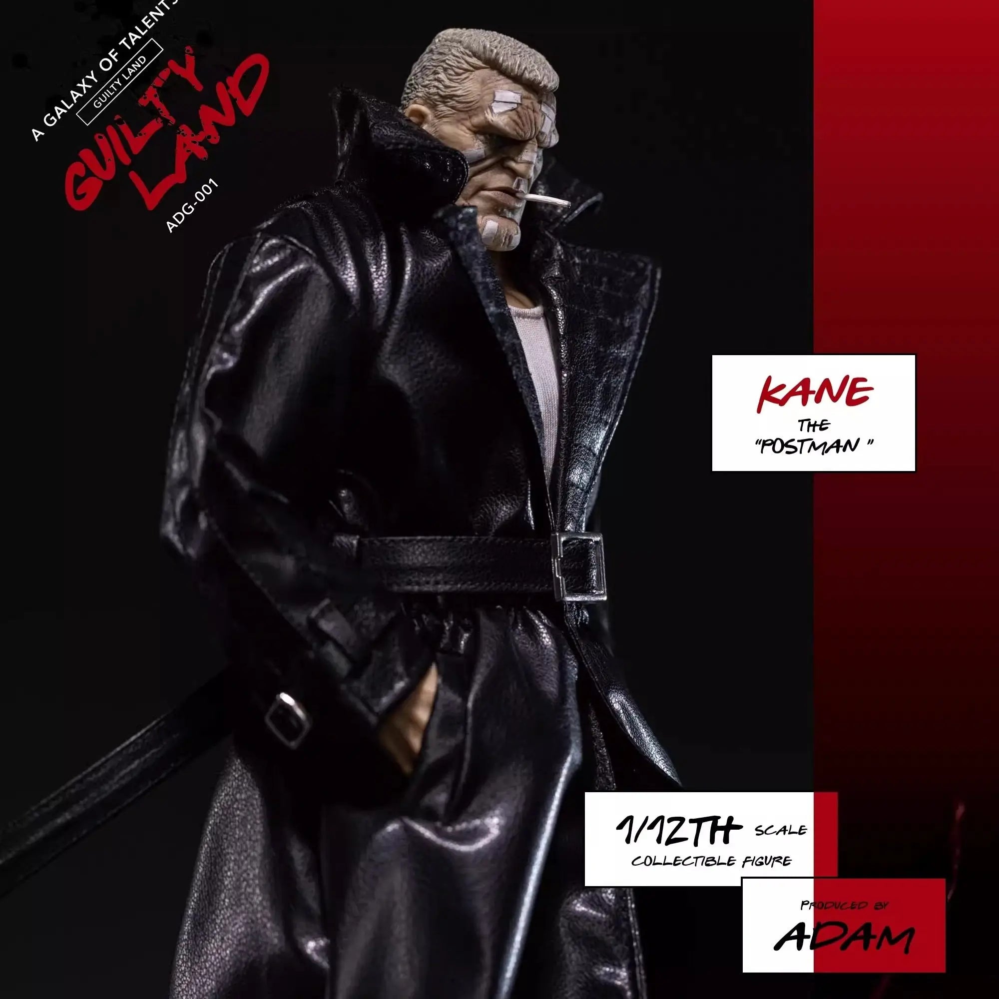 In Stock Original Muff Toys ADAM ADG-001 Guilty Land Postman Kane 1/12th Scale Action Figure Collectible Model Toy Figures