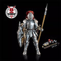 In Stock Four Knight Mythic Legions 1/12 Scale Male Soldier Silver Knight Delicate 7inch Full Set Action Figure Model Toys