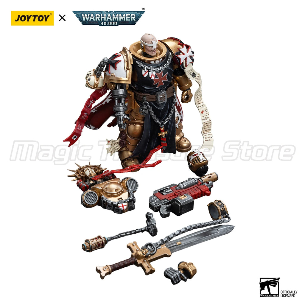 【MT】JOYTOY 1/18 Action Figure Warhammer 40K Black Templars High Marshal Helbrecht Model Toy Gift Collection