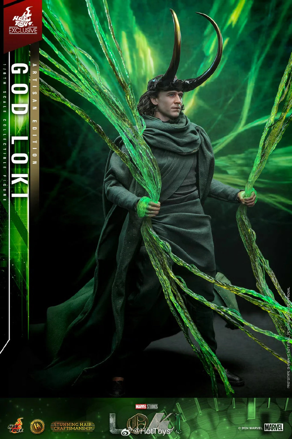 In Stock HotToys DX40 DX41AE God Loki Gel Hair Version Hair Transplant Version 1/6 Anime Action Figure Toy Model Collection