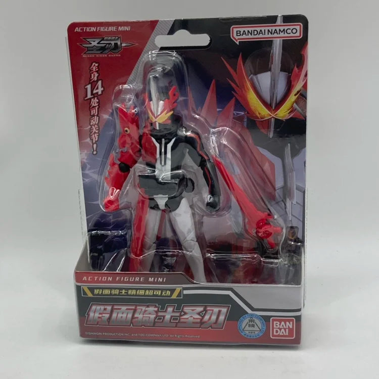 Bandai Bandai Kamen Rider 17.5cm Vocal Joint Super Mobile Doll Emperor Riding Double Riding Model Toy Scene Ornament Gift Toys