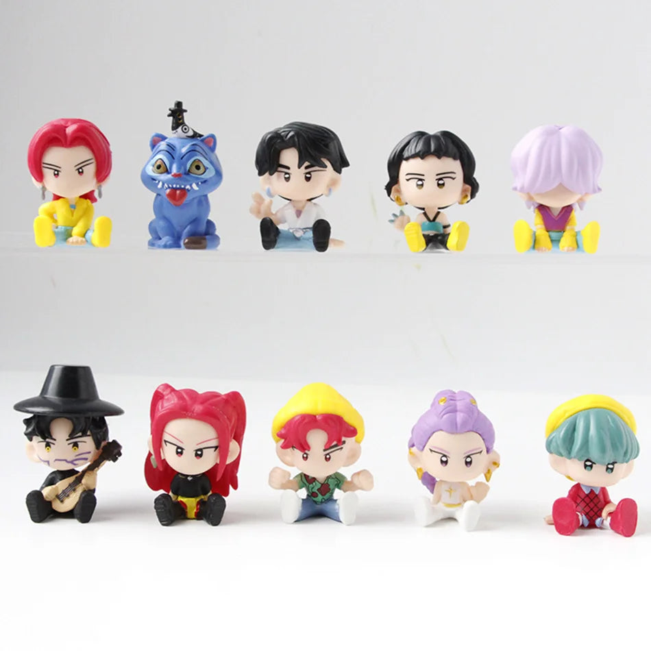 HOT Anime Kpop Demon Hunters Witch Hunter Figure High Appearance Q Version Doll Girls/Boys Group Decorative Doll Holiday Gifts