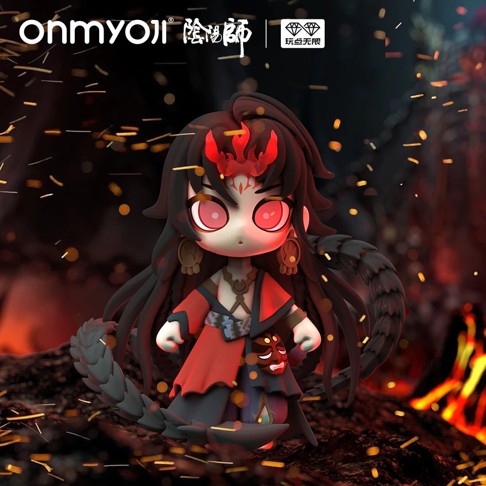 Onmyoji Series 5 Blind Random Box Guess Bag Mystery Box Toys Cute Anime Action Figure Desktop Ornaments Home Decor Dolls Gift