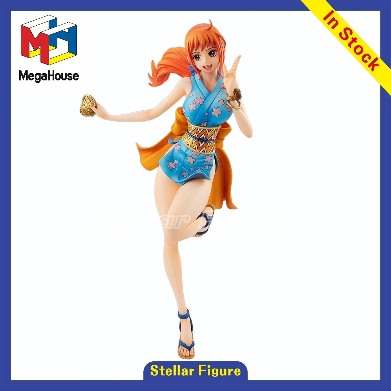 【SF】In Stock MegaHouse P.O.P Warriors Alliance ONE PIECE Nami 1/8 Scale Figures Model Collection Gift