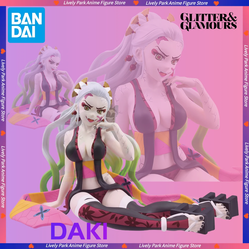 21cm BANDAI Original DAKI Action Figures Demon Slayer GLITTER&GLAMOURS PVC Anime Action Toy Figures Children Collectible Gifts