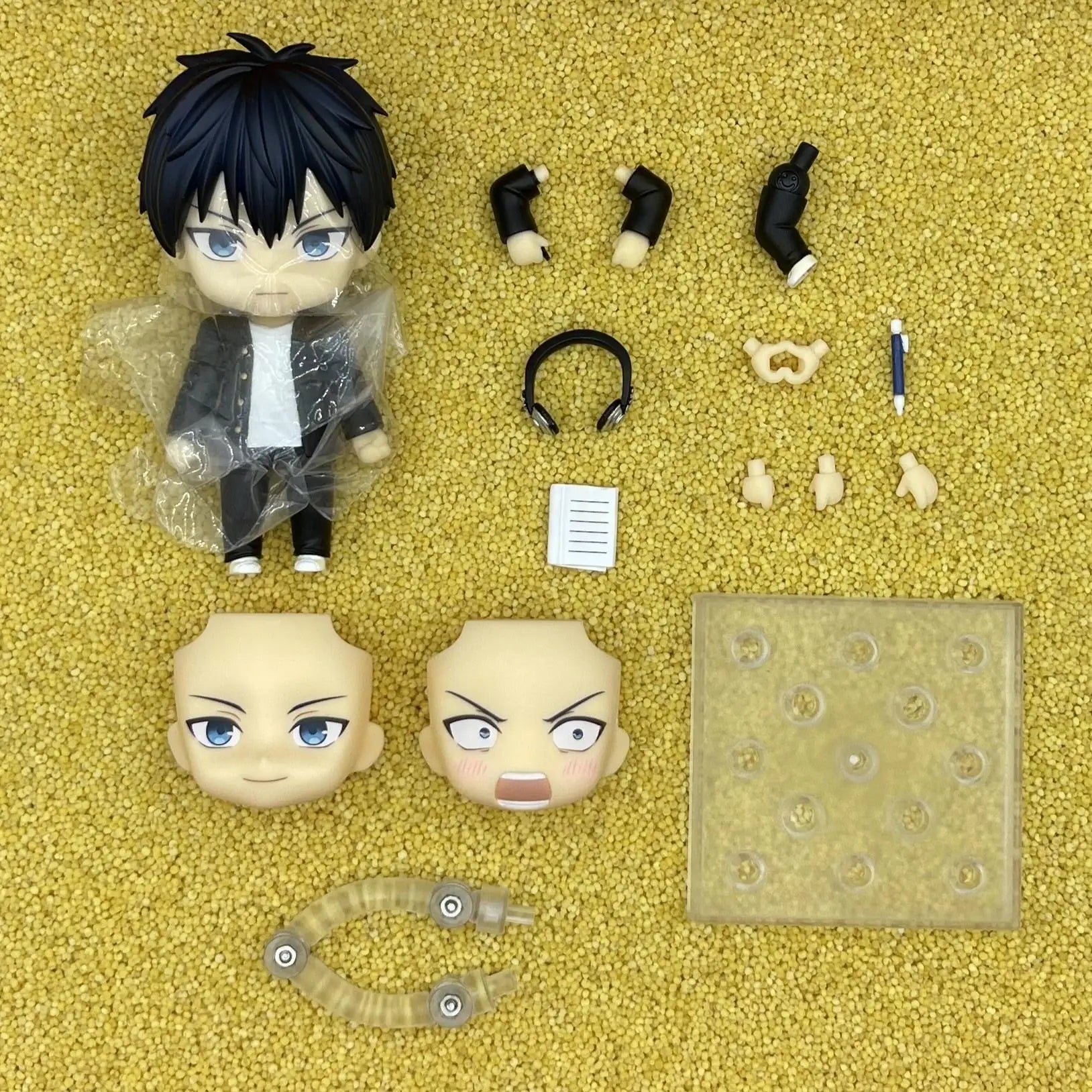 zuotengzhendong GSC Clay Man Face doll face hair doll accessories
