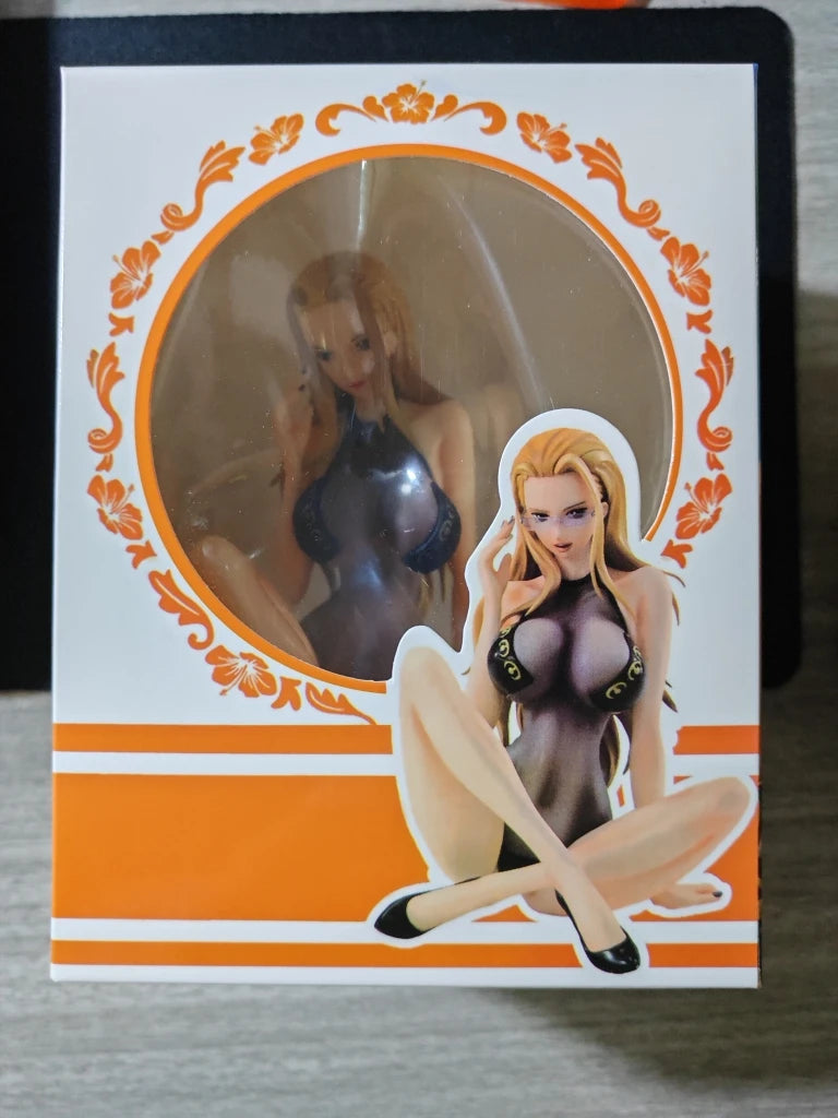 Pop Anime Figure One Piece Cp9 Kalifa Sexy Swimsuit Pvc Figure Desktop Ornament Pc Case Decoration For Adult Collectors