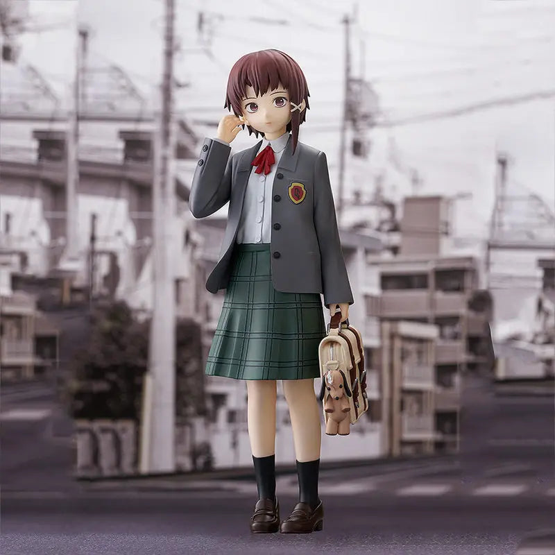 Genuine Gsc Prepainted Pop Up Parade Serial Experiments Lain Iwakura Lain L 23cm Action Figure Model Decoration Toy Gift