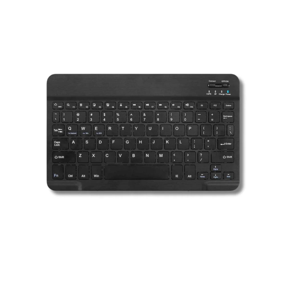 Mini Wireless Keyboard & Mouse Combo, Bluetooth for iPad/Android Tablets/Samsung/Xiaomi, Ultra-Slim Portable, Rechargeable