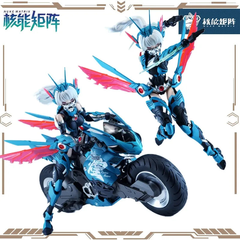 Nuke Matrix Original CYBER FOREST FANTASY GIRLS CYCLONE HOPPER YIP FUNG SIM Assemble Toy for Boys Girls Gift Collectible Model