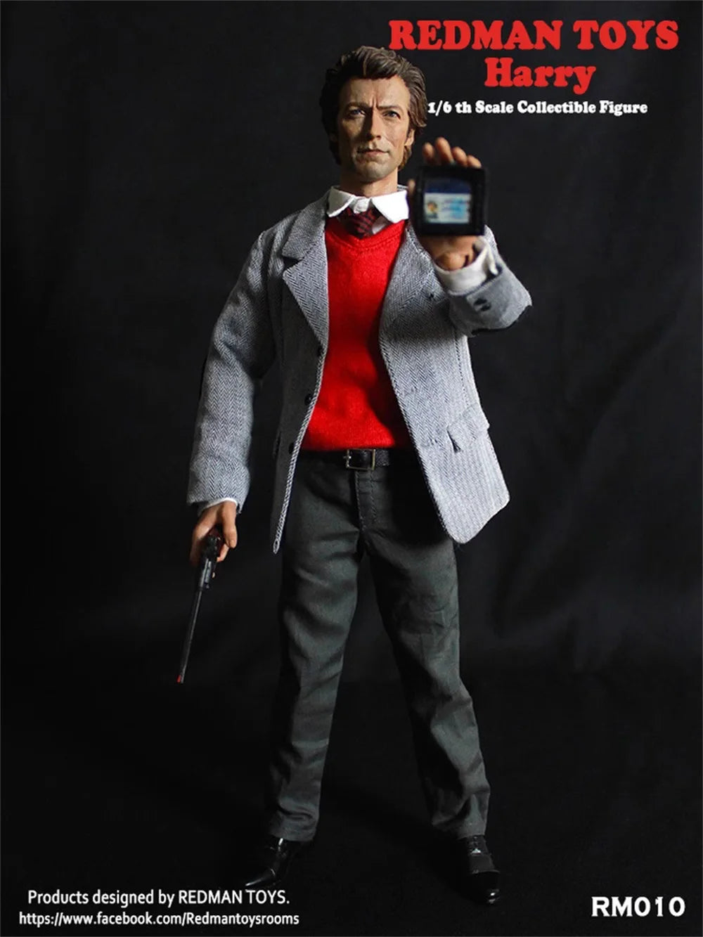 REDMAN TOYS RM010 Male Inspector Dirty Agent Full Set Moveable Action Figure Set Model For Fans Collect 1/6