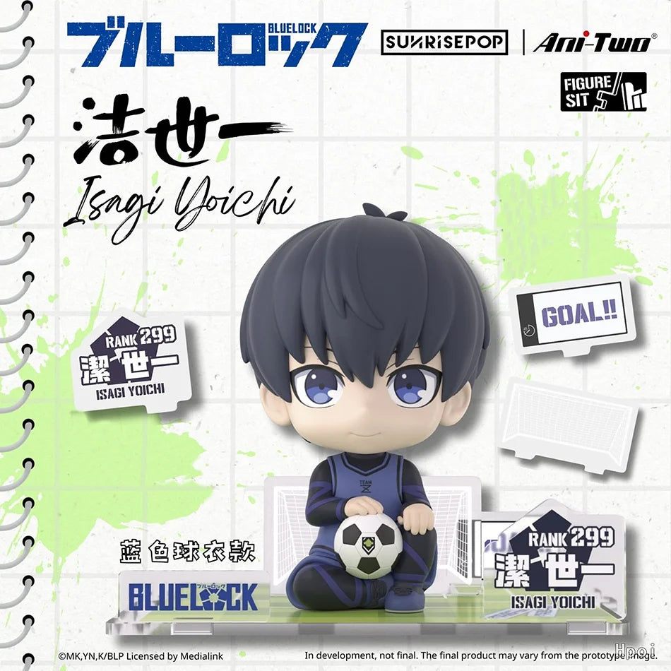 BLUE LOCK Action Figures Isagi Yoichi Nagi Seishiro Anime Figure Q Version Figurine PVC Collectible Model Kids Doll Toys Gifts