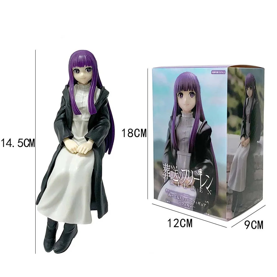 14.5CM Anime Sousou no Fern Noodle Stopper Figure Frieren Beyond Journey's End Model Frieren Toy Gift Collection Action Figure