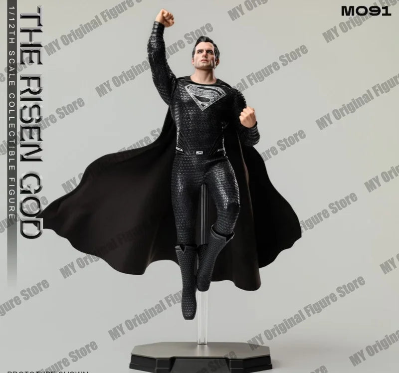NEW Manipple Stutio The Risen God Black Superman Action Figure M091 DC Zack Snyder'S Justice League Figures 1/12 Super Man Toy
