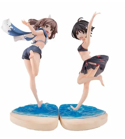 In Stock Original BOFURI: I Don't Want To Get Hurt So I'll Max Out My Defense Honjou Maple Shiramine Risa Sally Anime Figure Toy
