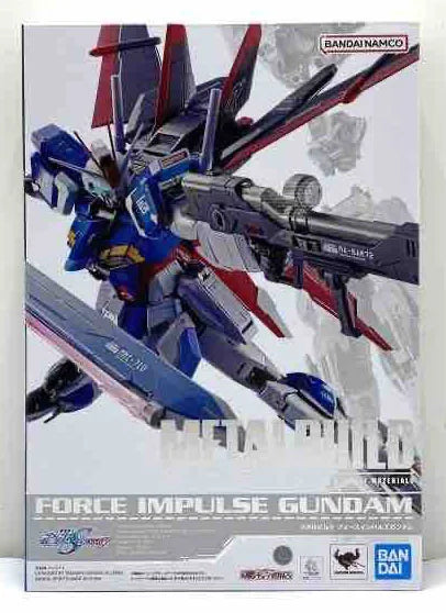In Stock Genuine BANDAI METAL BUILD Mobile Suit Gundam SEED DESTINY Force Impulse Gundam Figure Anime Action Model Toy