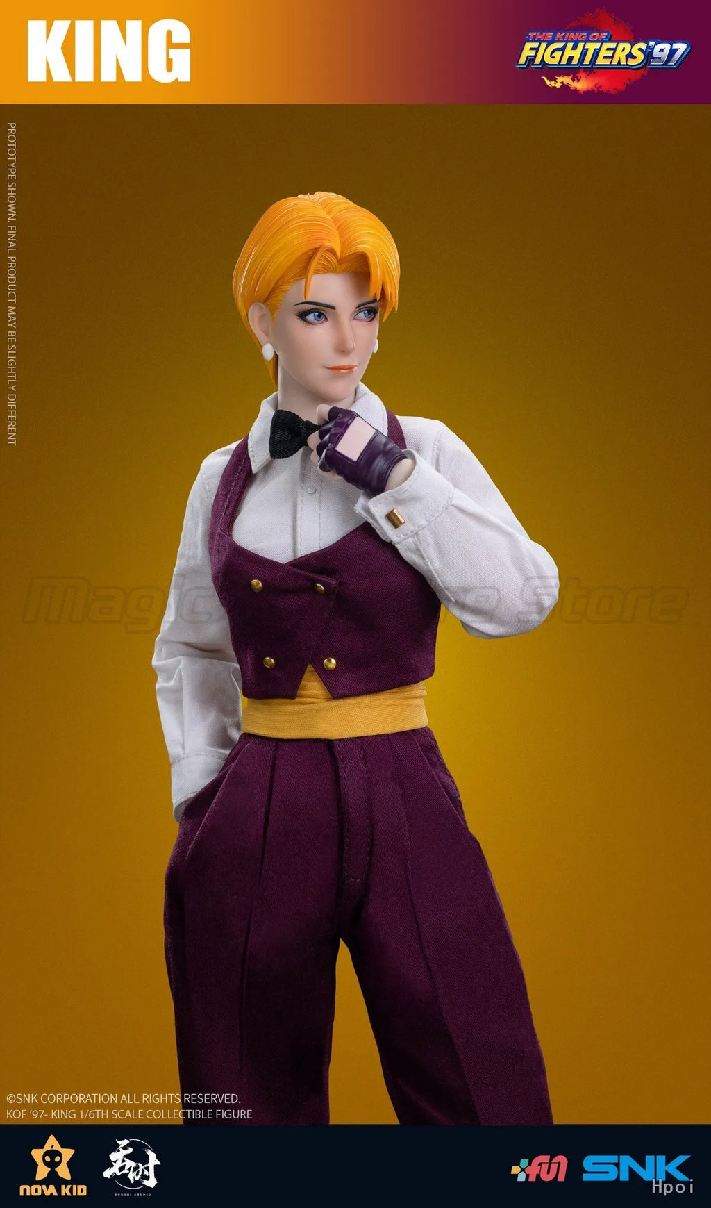 【MT】Original Tun Shi Studio THE KING OF FIGHTERS '97 King 1/6 Action Figure Model Toys Gifts