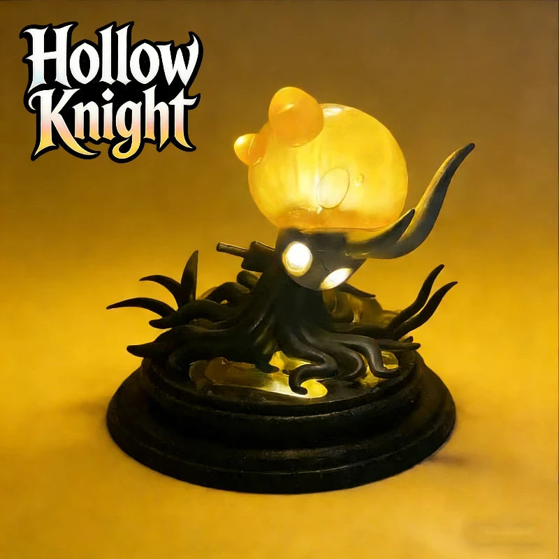 16cm Hollow Knight Broken Vessel Light Up Game Aciton Figure Lost Kin Model Toy Collectible Statue With Base Home Ornament Gifts