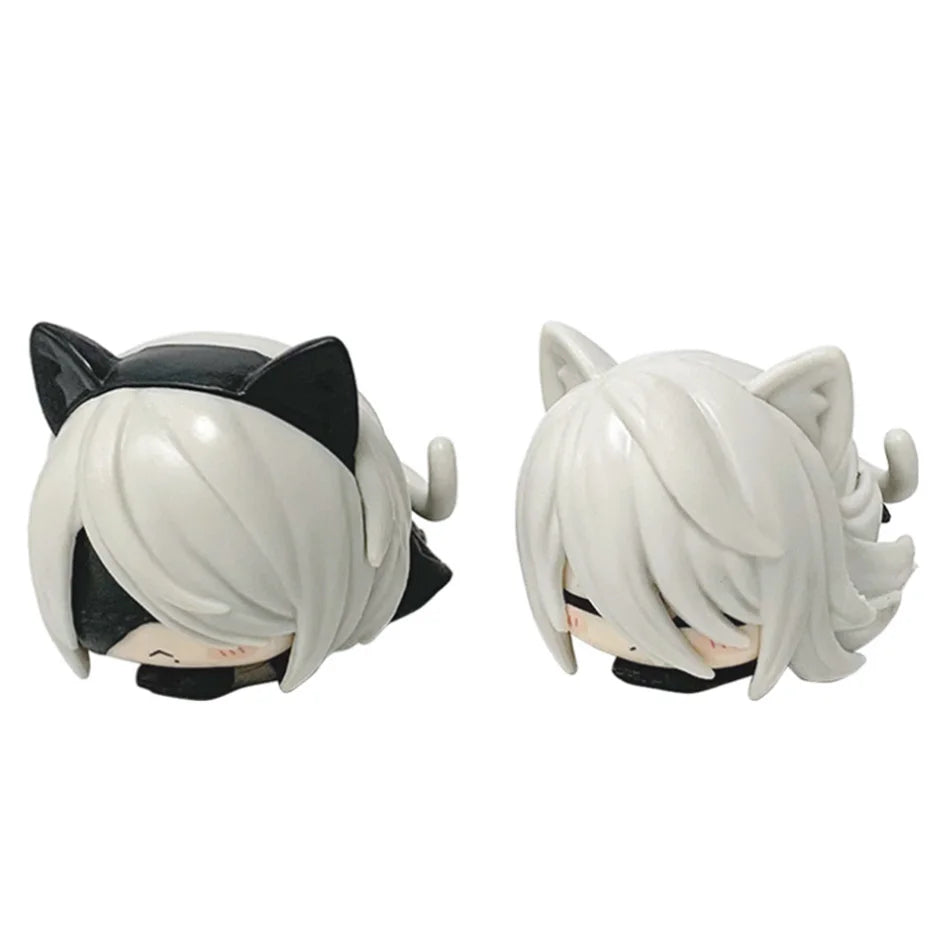 17-22CM NieR:Automata Yorha Type A2/2B Sexy Fox PVC Anime Action Figures Model Collection Ornament Anime Cartoon Model Toy Gift