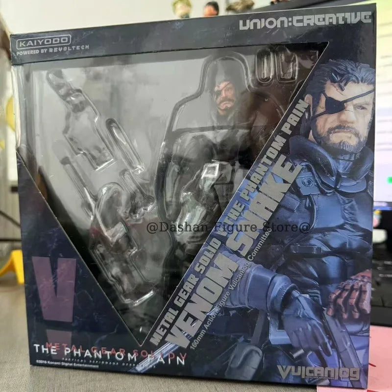 Kaiyodo Metal Gear Solid Venom Snake Action Figure Revoltech The Phantom Pain Snake Figurine PVC Movable Collection Model Toys
