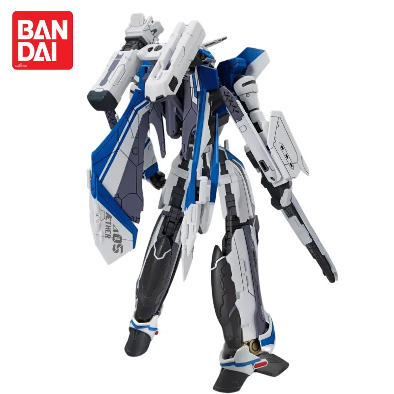 Bandai Hg 1/100 Macross Vf-31J Siegfried Hurricane Fighter Model Kit Gift Garage Cool Mecha Warrior Figure Educational Toy