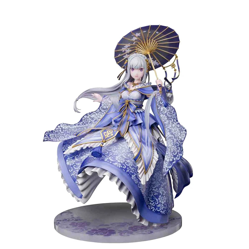 In Stock Genuine Original F:NEX Emilia & Echidna -Hanfu- Re:Life in A Different World From Zero Action Anime Collectible Figure
