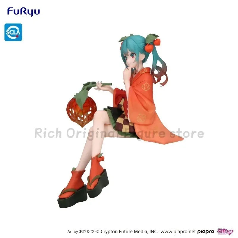 【In Stock】Original FuRyu Flower Fairy Noodle Stopper PiaproーSour Berries FairyーHatin Miku Anime 1/7 Anime Figure Model Toys