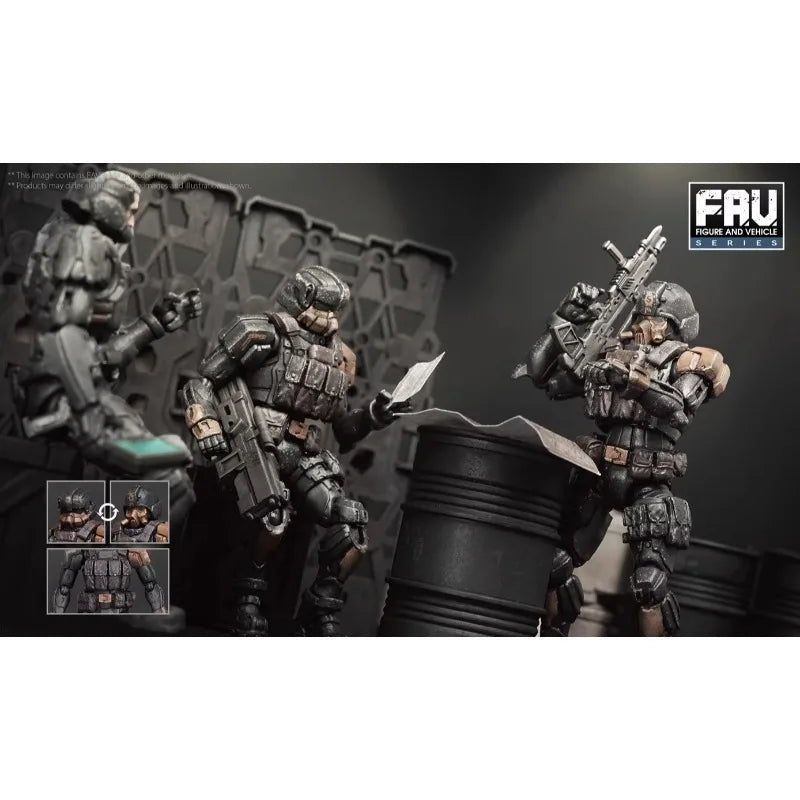 FAV-A143 1/18 Scale Action Figures Acid Rain War A144 Super Skeleton Desolate P5 Model for 3.75-inch Soldier Collection Dolls