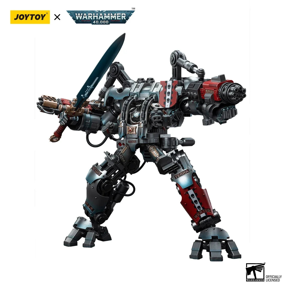 JOYTOY Warhammer 40k 1/18 Action Figures Mecha Grey Knights Nemesis Dreadknight