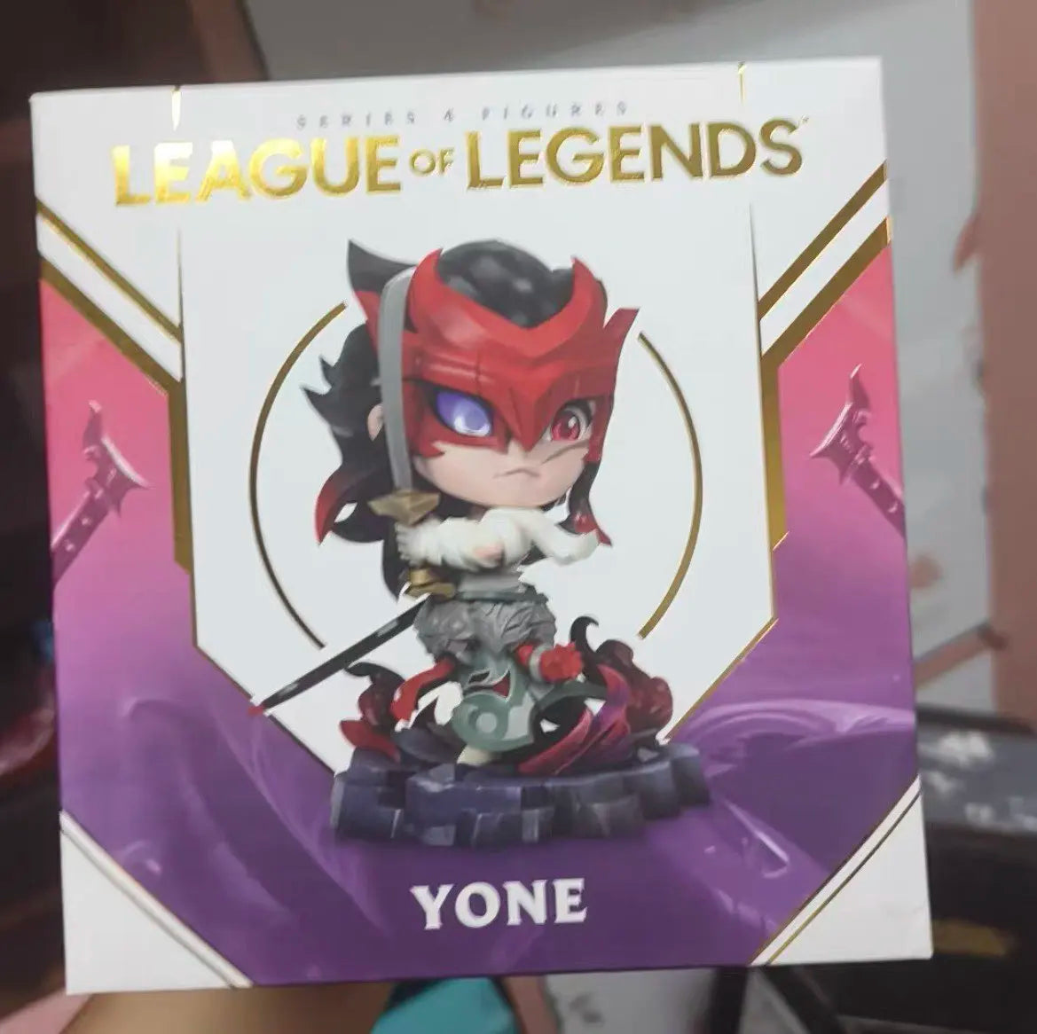 Yone the Unforgiven Collectible Sculpture - LOL Chibi Style Action Figure