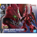 Bandai Genuine MSN-04FF SAZABI RG GUNDAM SIDE-F Anime Action Figure Robot Periphery Assembly Model Toys Ornaments Gift Children