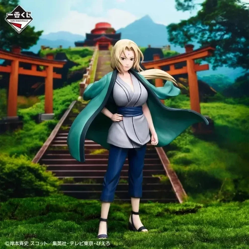 Original BANDAI Ichiban Kuji NARUTO Shippuden Legendary Sannin Jiraiya Orochimaru Tsunade Naruto Uzumaki Action Figure