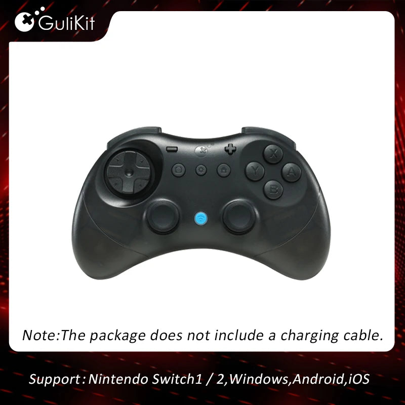 GuliKit NS58 Elves 2 Game Controller for Switch/Switch 2,Windows, IOS, Android, Bluetooth Gamepad Support Switch 2 Wake-up