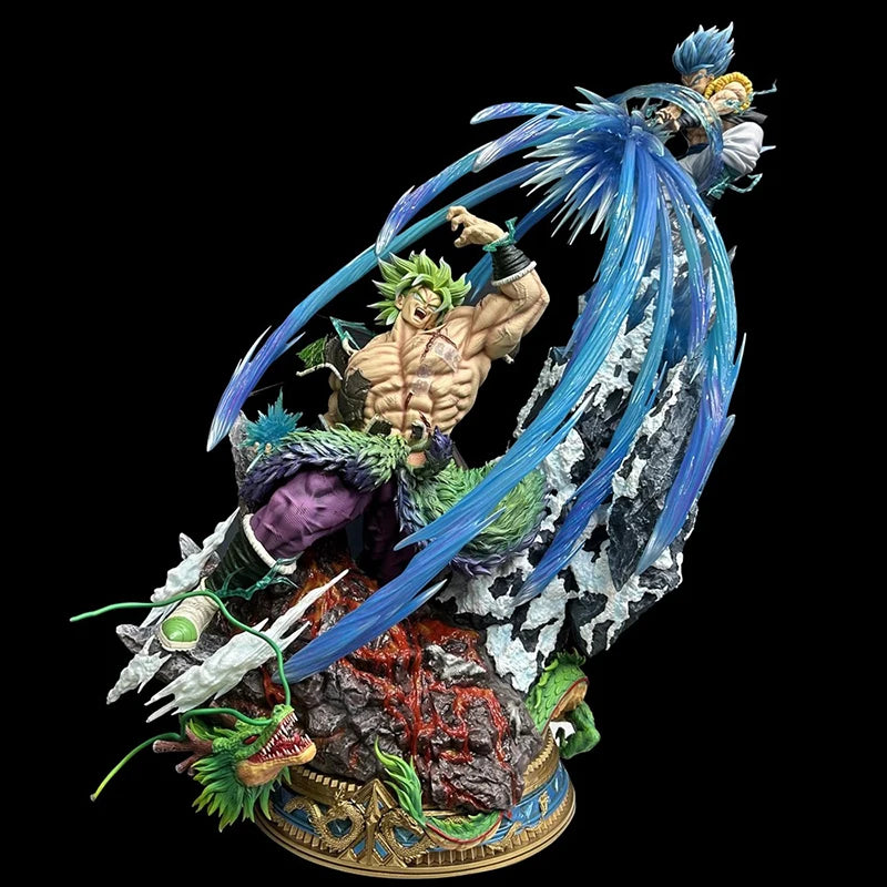 29 см Аниме Dragon Ball Фигурка GK Broly срещу Gogeta Екшън Фигурки Broli PVC Модел Колекция Периферни Играчки Декорация Подаръци