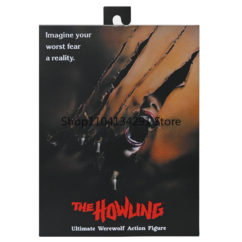 Original NECA 05100 The Howling Deluxe Edition Werewolf 9-Inch Articulated Action Figure Collectible Toy Birthday Gift