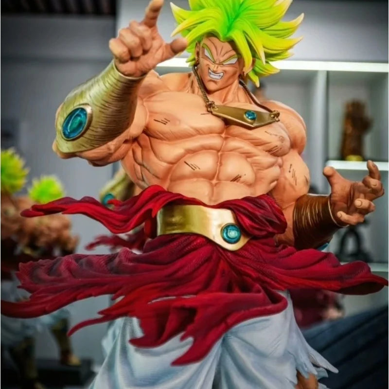 50 cm Jt Toys Dragon Ball Super Saiyajin Broly Figur Anime Actionfigur PVC Statue Modell zum Sammeln und Verschenken