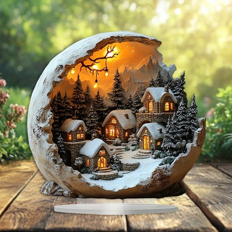 1 бр. Коледна празнична украса, бохемски стил, многофункционална декорация за настолна спалня, уникална идея за подарък.