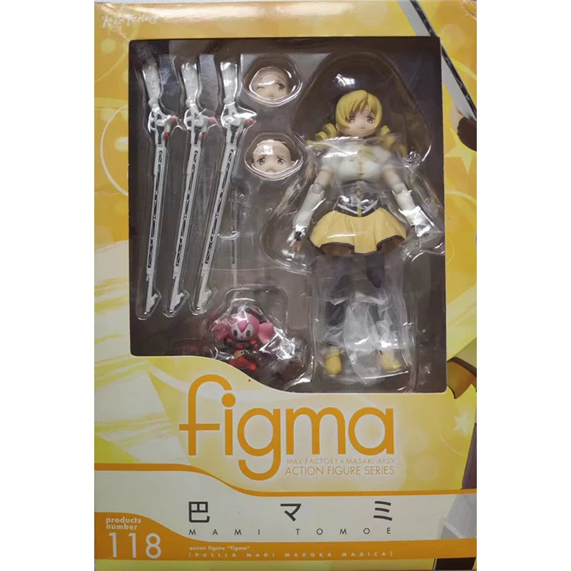 100% Original Figma 110 Madoka Kaname 118 Mami Tomoe 115 Homura Akemi In Stock Anime Action Collection Figures Model Toys