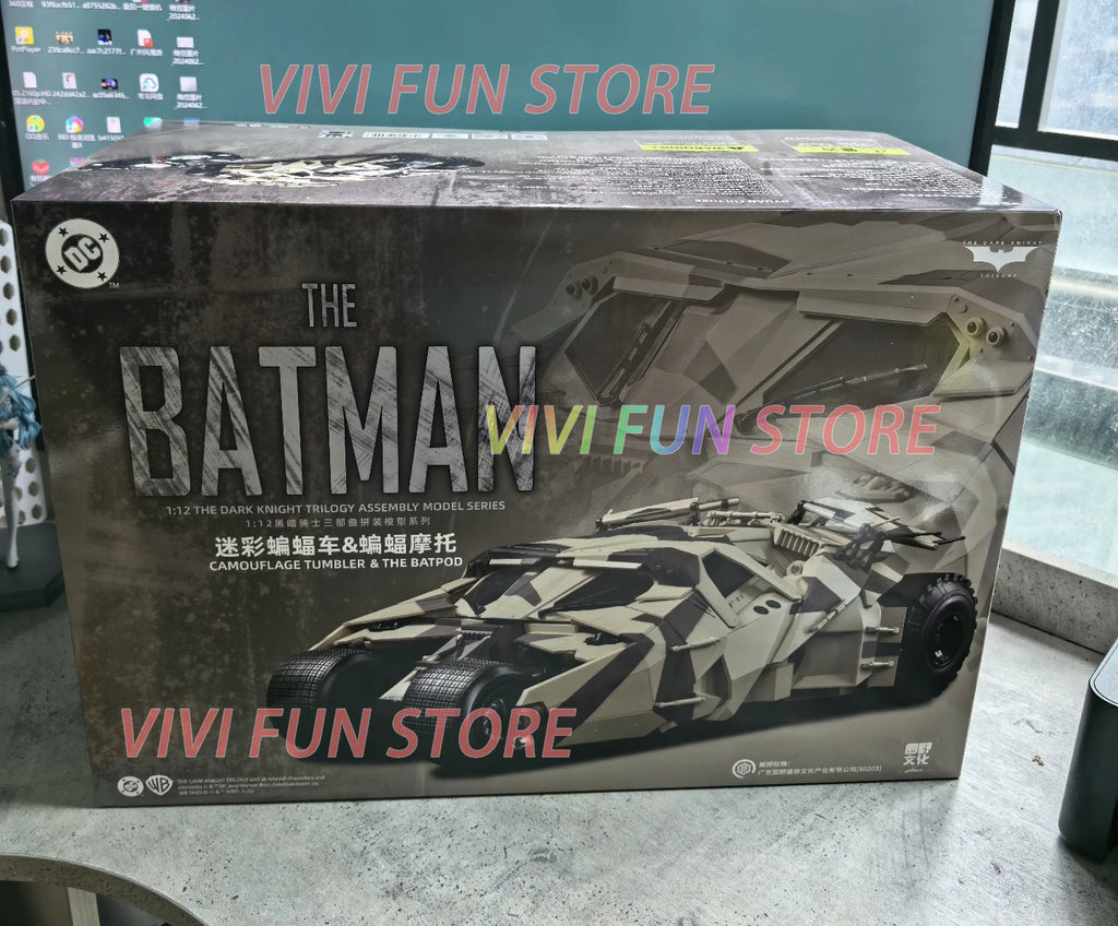 In Stock MODOKING The Dark Knight Batman Camouflage THE TUMBLER & THE BATPOD Assembling Movable Model 1/12 Original