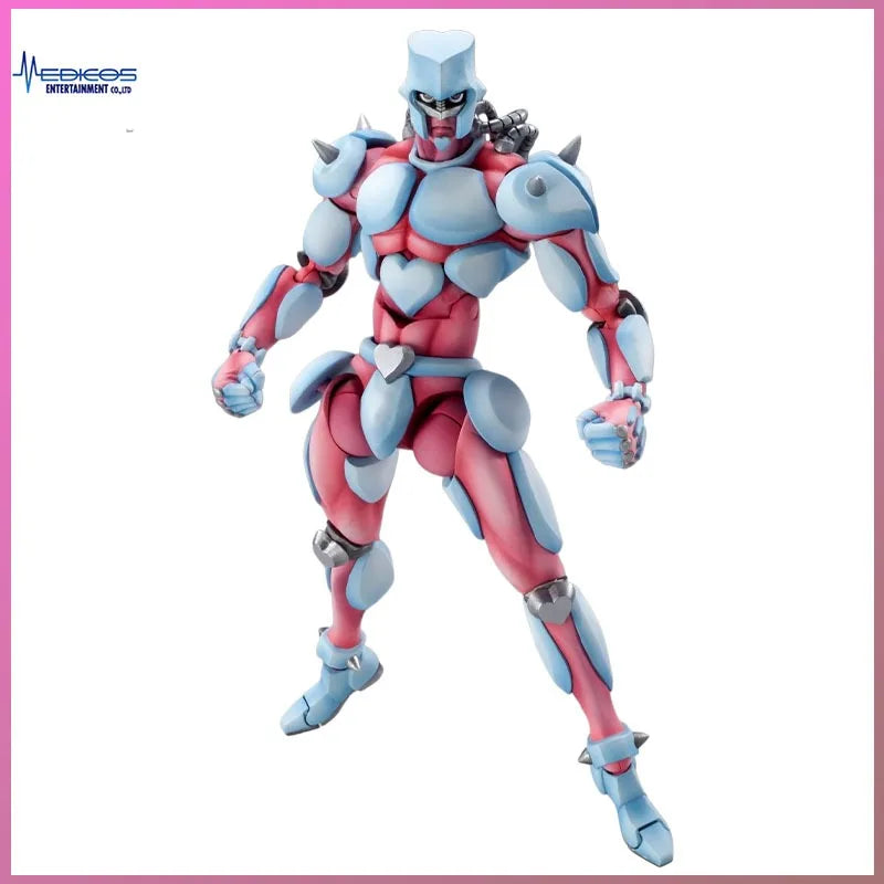 Medicos Super Action Statue Crazy Diamond JoJo Part 4 Diamond Is Unbreakable 16cm Articulated Figure Original Gifts Toys Model