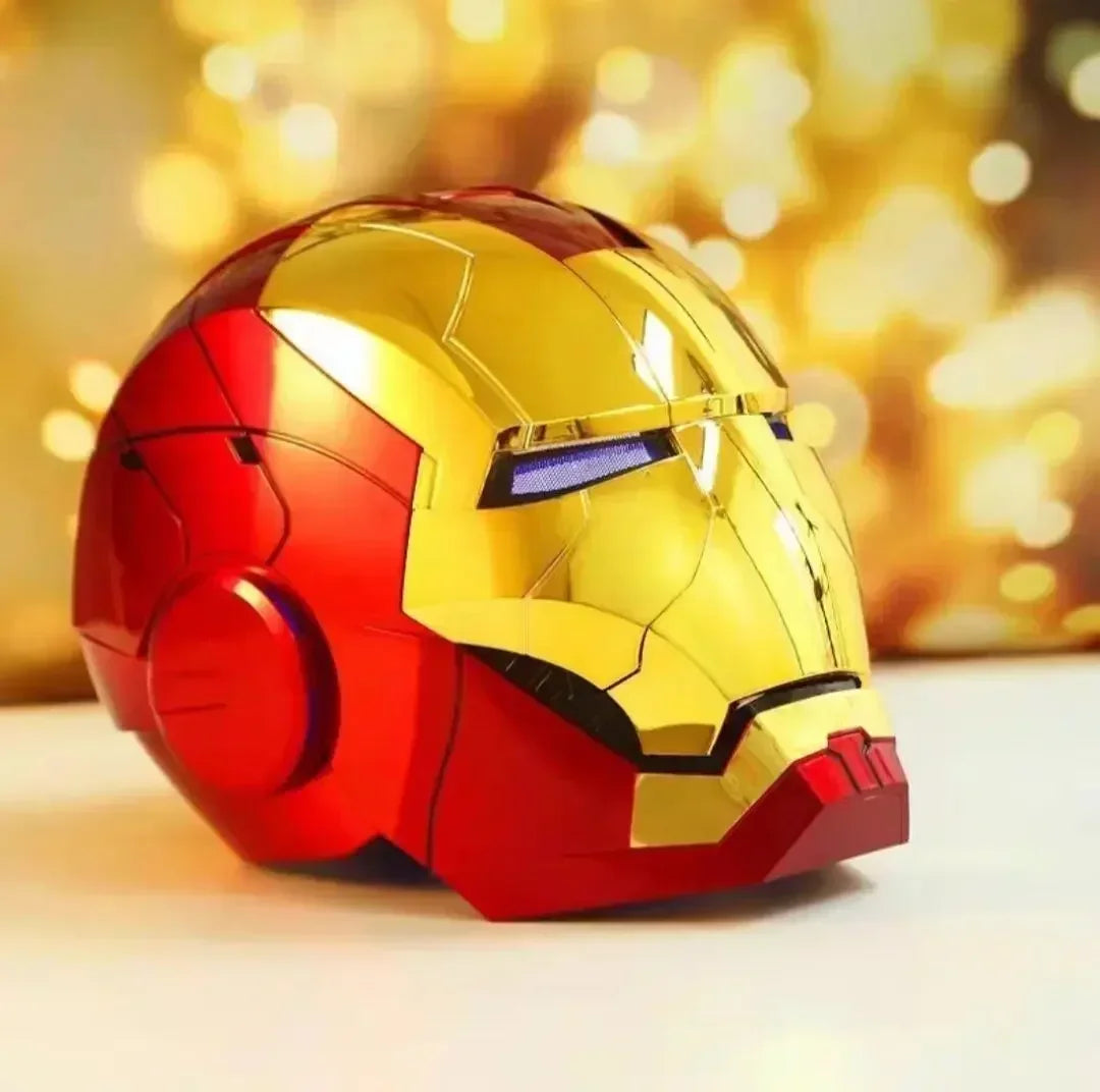 NEW Marvel Avengers 1/1 Iron Man Mk5 Helmet Wearable Automatic Voice-Activated Electric Open And Close Series Toy Birthday Gift