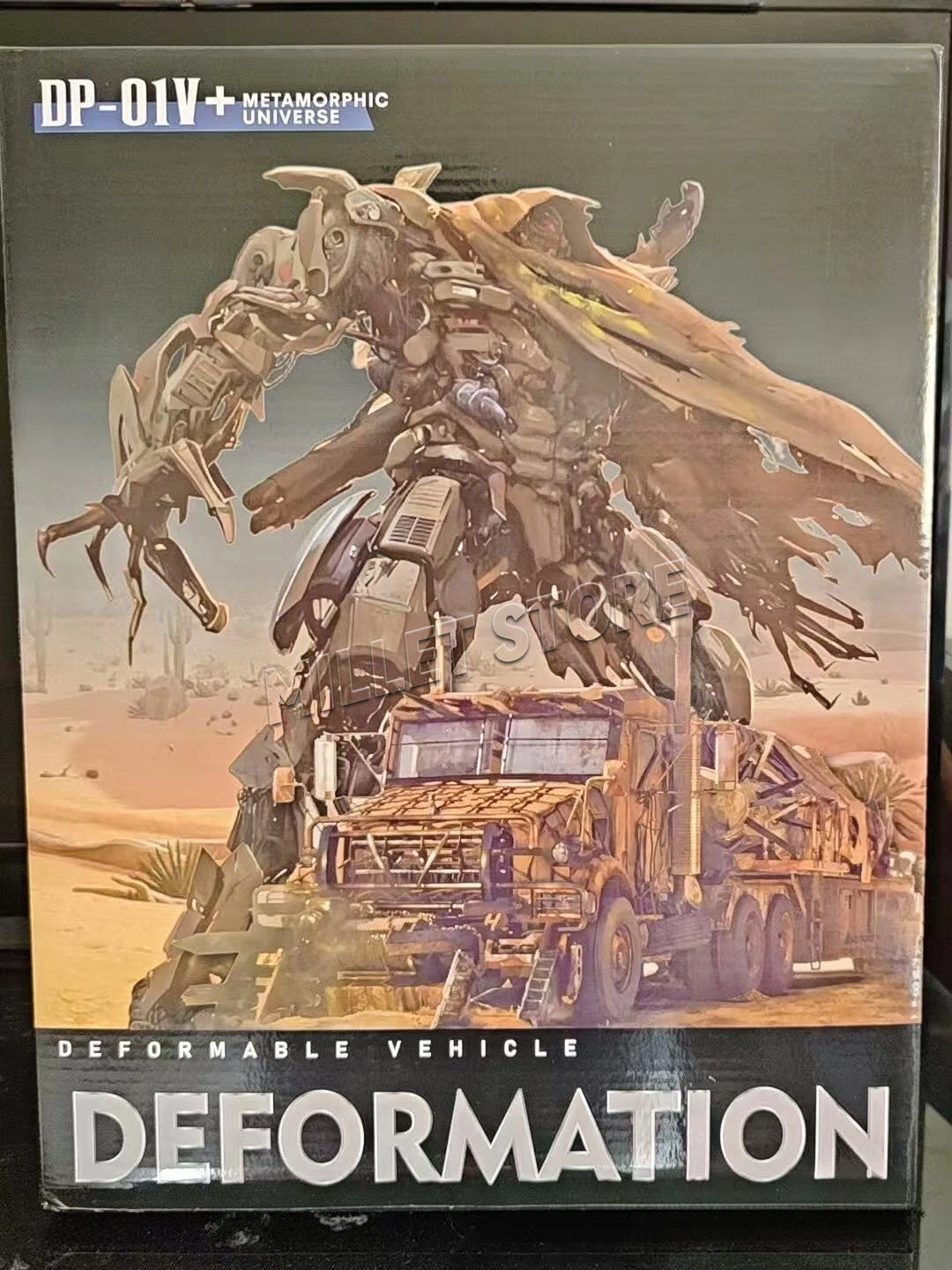 Transformers Toy  Alloy Model Figure - Decepticon Vehicle DP-01V+ Oil Tanker Weathering Upgrade Edition