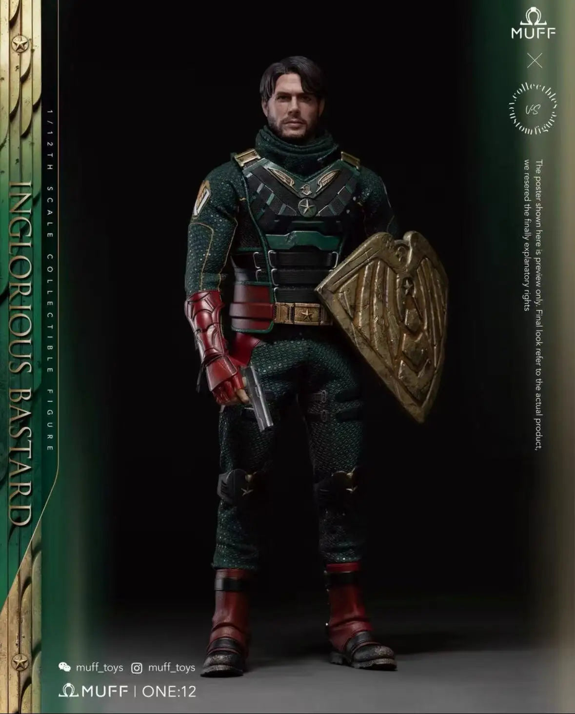 MUFF V.collectibles 1/12 Super Soldier MF08 High Quality Action Figure Gift Collection